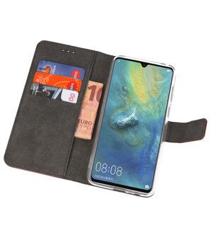 Wallet Cases Hoesje voor Huawei Mate 20 X Bruin