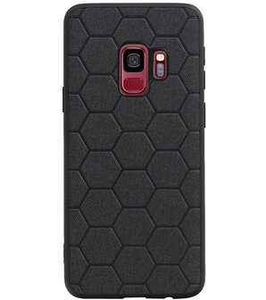 Hexagon Hard Case voor Samsung Galaxy S9 Zwart