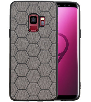 Hexagon Hard Case voor Samsung Galaxy S9 Grijs