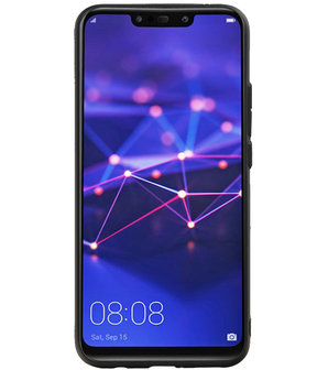 Hexagon Hard Case voor Huawei Mate 20 Lite Rood