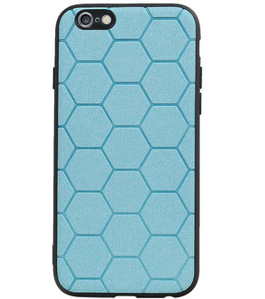 Hexagon Hard Case voor iPhone 6 / 6s Blauw