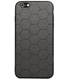 Hexagon Hard Case voor iPhone 6 Plus / 6s Plus Grijs