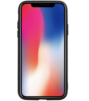 Hexagon Hard Case voor iPhone X / iPhone XS Blauw