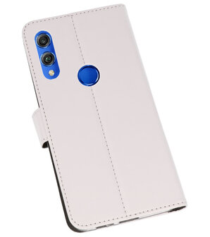 Wallet Cases Hoesje voor Huawei Honor 8X Wit