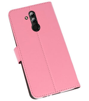 Wallet Cases Hoesje voor Huawei Mate 20 Lite Roze