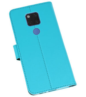 Wallet Cases Hoesje voor Huawei Mate 20 X Blauw