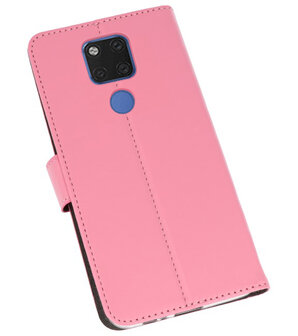 Wallet Cases Hoesje voor Huawei Mate 20 X Roze