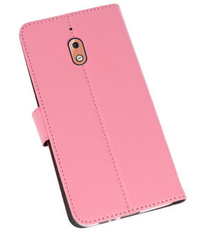 Wallet Cases Hoesje voor Nokia 2.1 Roze