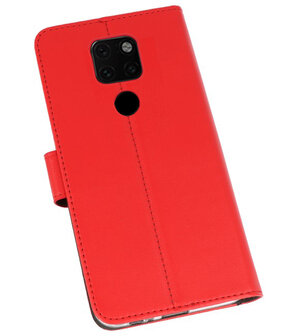 Wallet Cases Hoesje voor Huawei Mate 20 Rood