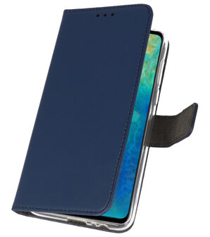 Wallet Cases Hoesje voor Huawei Mate 20 Navy