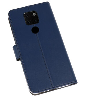 Wallet Cases Hoesje voor Huawei Mate 20 Navy