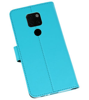 Wallet Cases Hoesje voor Huawei Mate 20 Blauw