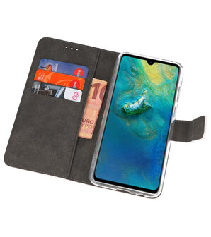 Wallet Cases Hoesje voor Huawei Mate 20 Wit