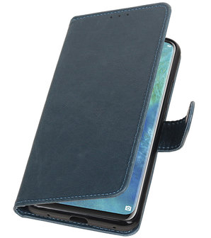 Hoesje voor Huawei Mate 20 Pro Pull-Up Booktype Blauw