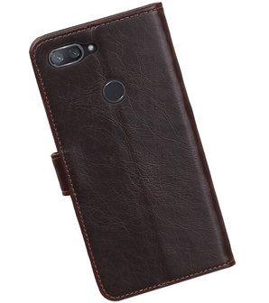 Hoesje voor XiaoMi Mi 8 Lite Pull-Up Booktype Mocca