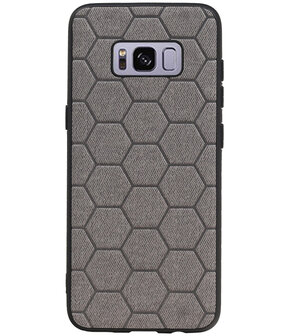 Hexagon Hard Case voor Samsung Galaxy S8 Grijs
