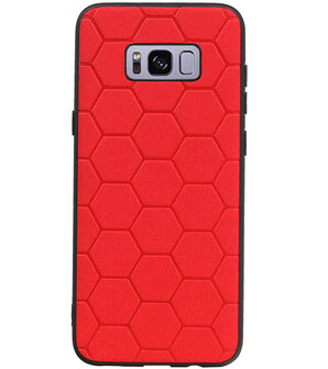 Hexagon Hard Case voor Samsung Galaxy S8 Plus Rood