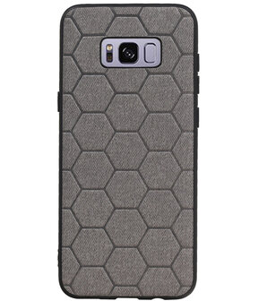 Hexagon Hard Case voor Samsung Galaxy S8 Plus Grijs