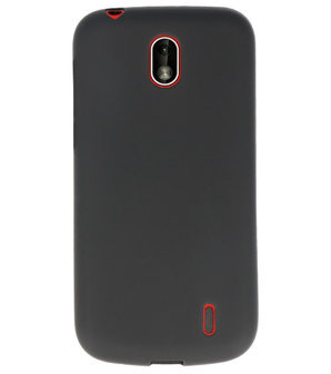 Zwart Color TPU Hoesje voor Nokia 1