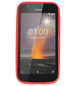 Rood Color TPU Hoesje voor Nokia 1