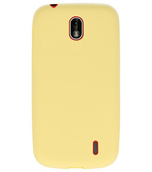 Geel Color TPU Hoesje voor Nokia 1