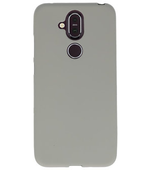 Grijs Color TPU Hoesje voor Nokia 8.1