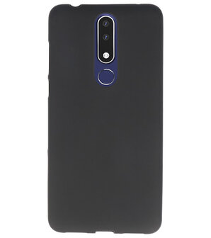 Zwart Color TPU Hoesje voor Nokia 3.1 Plus