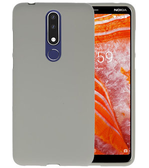 plank Oswald Vorming Grijs Color TPU Hoesje Nokia 3.1 Plus - Bestcases.nl