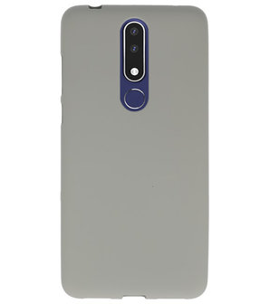 Grijs Color TPU Hoesje voor Nokia 3.1 Plus