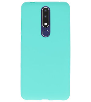 Turquoise TPU Hoesje voor Nokia 3.1 Plus