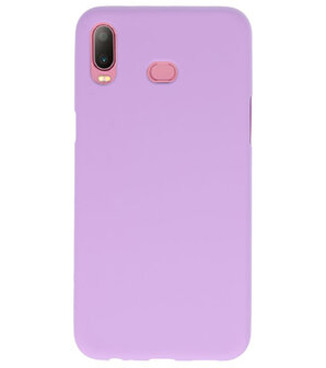 Paars Color TPU Hoesje voor Samsung Galaxy A6s