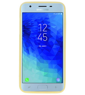 Goud Color TPU Hoesje voor Samsung Galaxy J3 2018