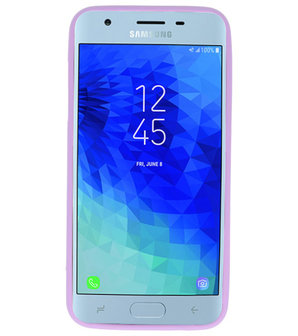 Paars Color TPU Hoesje voor Samsung Galaxy J3 2018