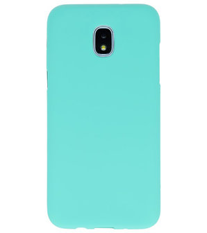 Turquoise Color TPU Hoesje voor Samsung Galaxy J3 2018