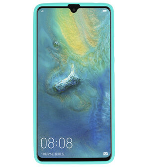 Turquoise Color TPU Hoesje voor Huawei Mate 20 X