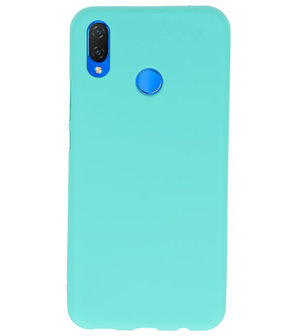 Turquoise Color TPU Hoesje voor Huawei P Smart Plus