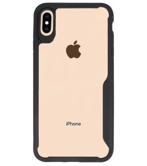 Zwart Focus Transparant Hard Cases iPhone XS Max