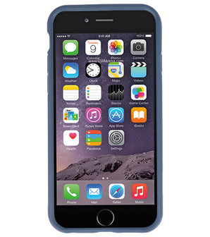 Navy Focus Transparant Hard Cases voor iPhone 6