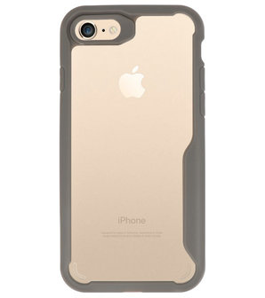 Grijs Focus Transparant Hard Cases voor iPhone 7 / 8