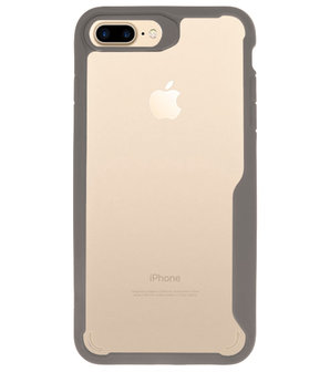 Grijs Focus Transparant Hard Cases voor iPhone 7 / 8 Plus