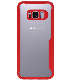 Rood Focus Transparant Hard Cases voor Samsung Galaxy S8