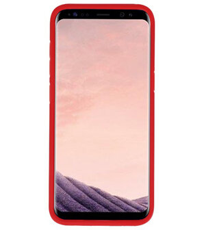 Rood Focus Transparant Hard Cases voor Samsung Galaxy S8