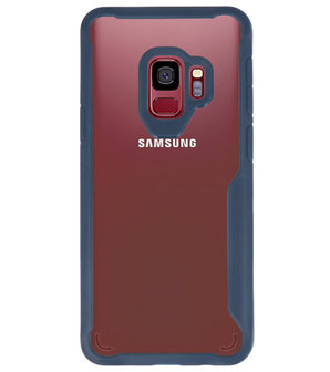 Navy Focus Transparant Hard Cases voor Samsung Galaxy S9