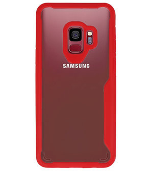 Rood Focus Transparant Hard Cases voor Samsung Galaxy S9