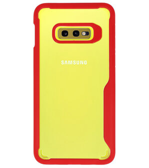 Rood Focus Transparant Hard Cases Samsung Galaxy S10e