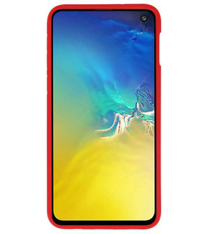 Rood Focus Transparant Hard Cases Samsung Galaxy S10e