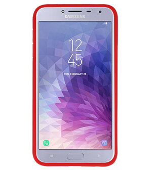 Rood Focus Transparant Hard Cases Samsung Galaxy J4