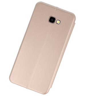 Goud Slim Folio Case voor Samsung Galaxy J4 Plus