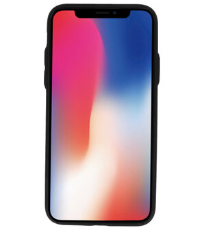 Zwart Hardcase cover Hoesje voor Apple iPhone X