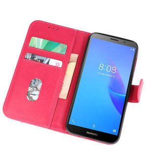 Bookstyle Wallet Cases Hoesje voor Huawei Y5 Lite 2018 Roze